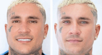 Cantante se cambia el color de sus ojos